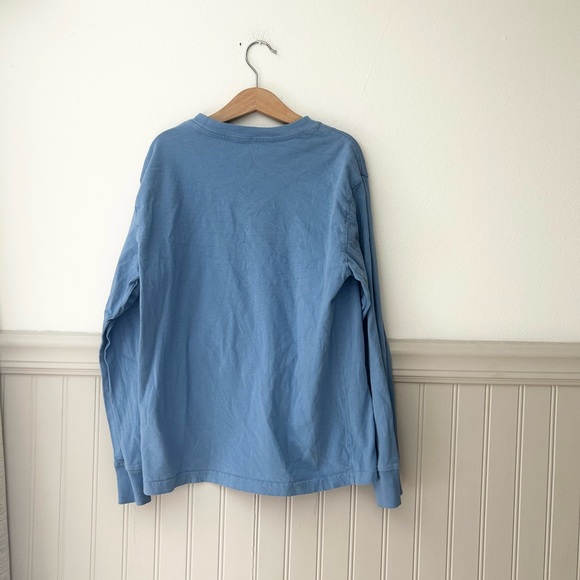 Polo by Ralph Lauren Boys 10-12 Light Blue Cotton Long Sleeve Tee - Picture 3 of 3